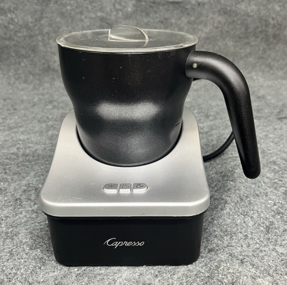 Jura Capresso Milk Frother Model 202 Automatic Hot Cold Froth Maker Tested Works